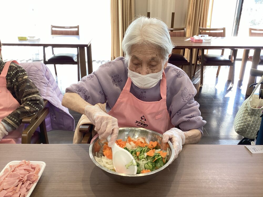 押切デイサービス　生活リハビリクラブ押切「料理クラブ/ポテトサラダ」