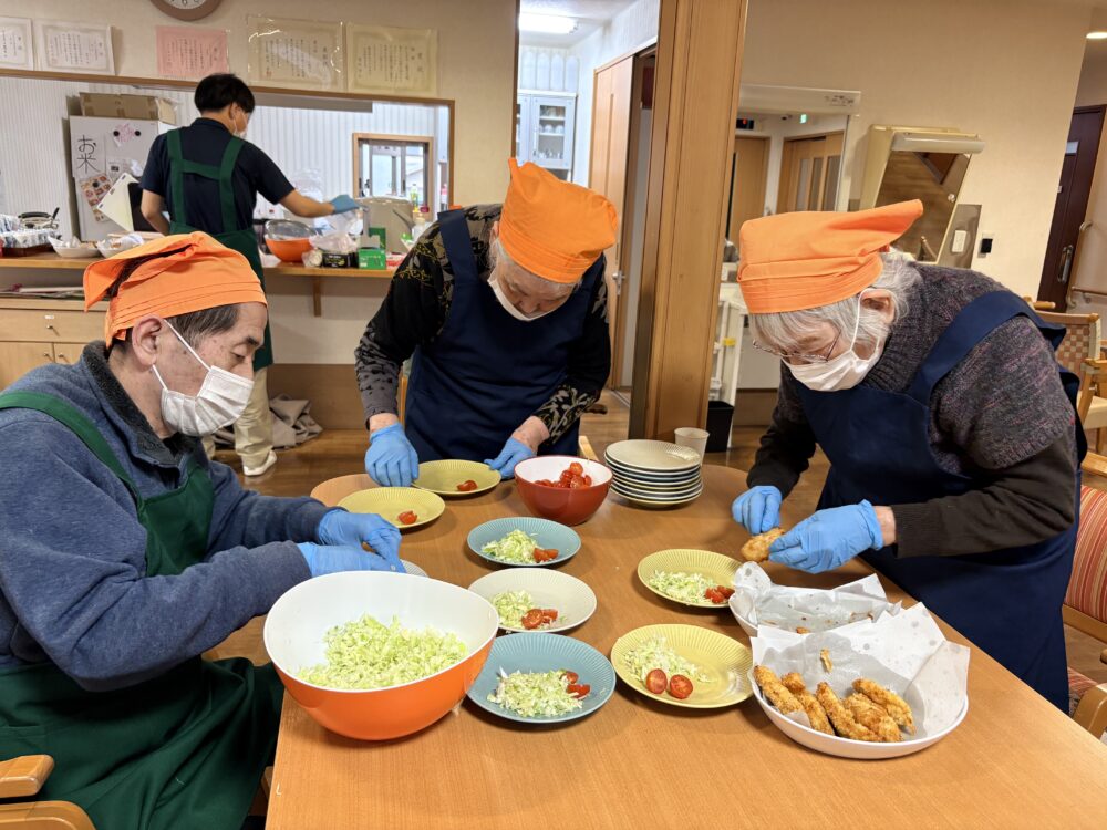 静岡市清水区デイサービス_～2月スマイルクッキング～