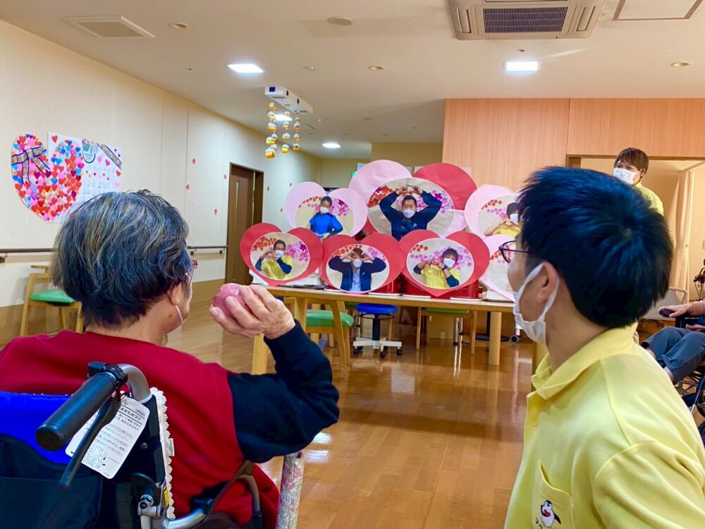 駿東郡長泉町デイサービス_愛を届けろ！Happy Valentine！