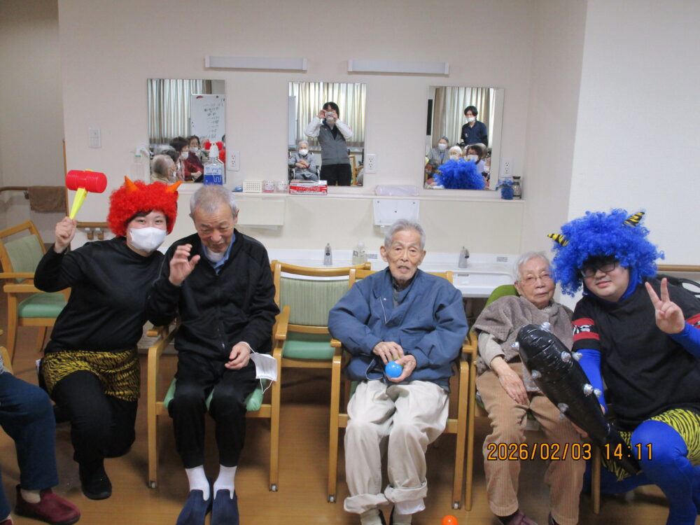 藤枝市デイサービス_2月　節分イベント