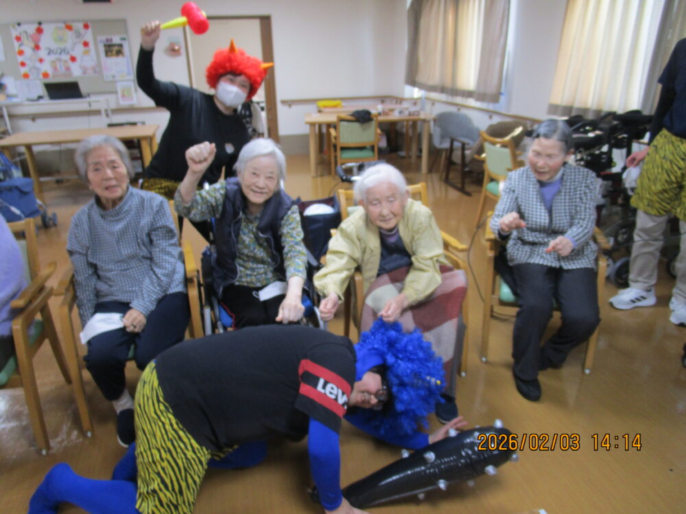 藤枝市デイサービス_2月　節分イベント