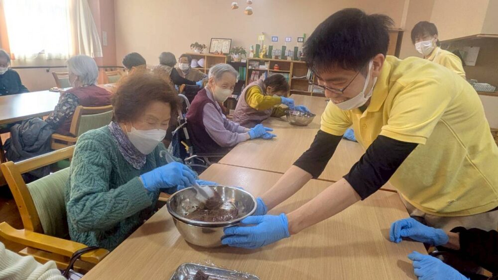 駿東郡長泉町デイサービス_愛を届けろ！Happy Valentine！