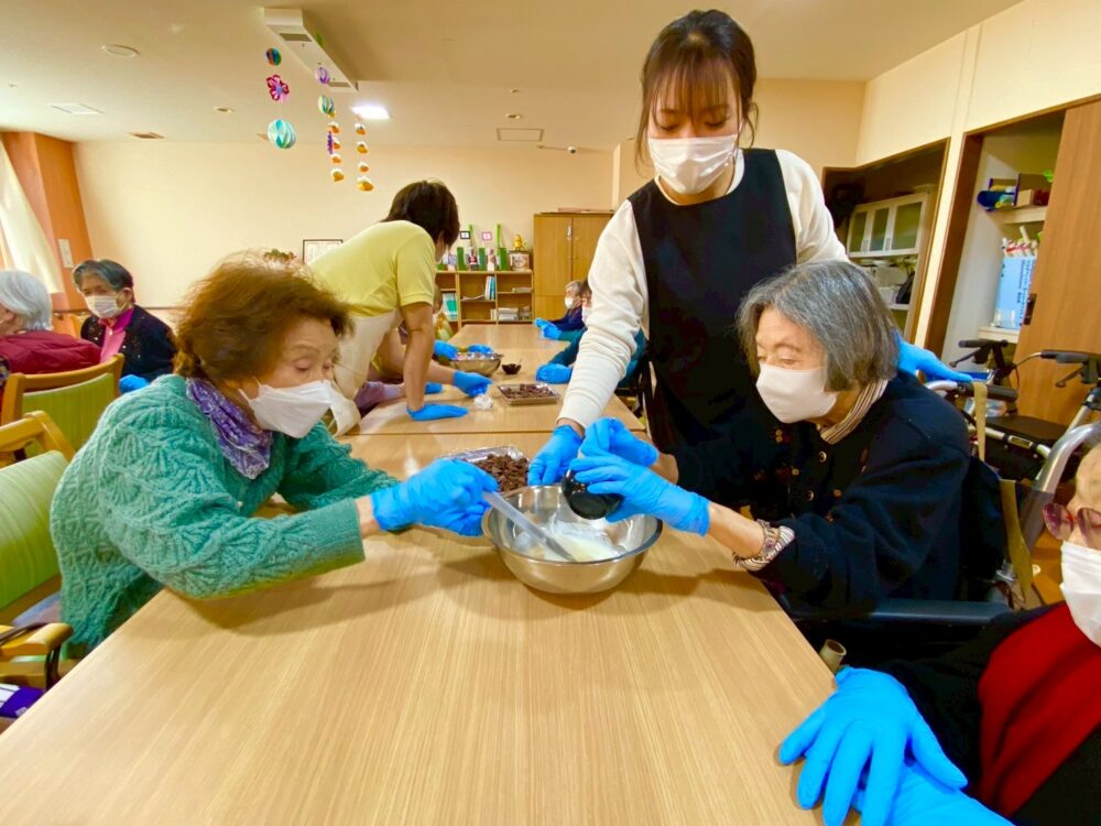 駿東郡長泉町デイサービス_愛を届けろ！Happy Valentine！