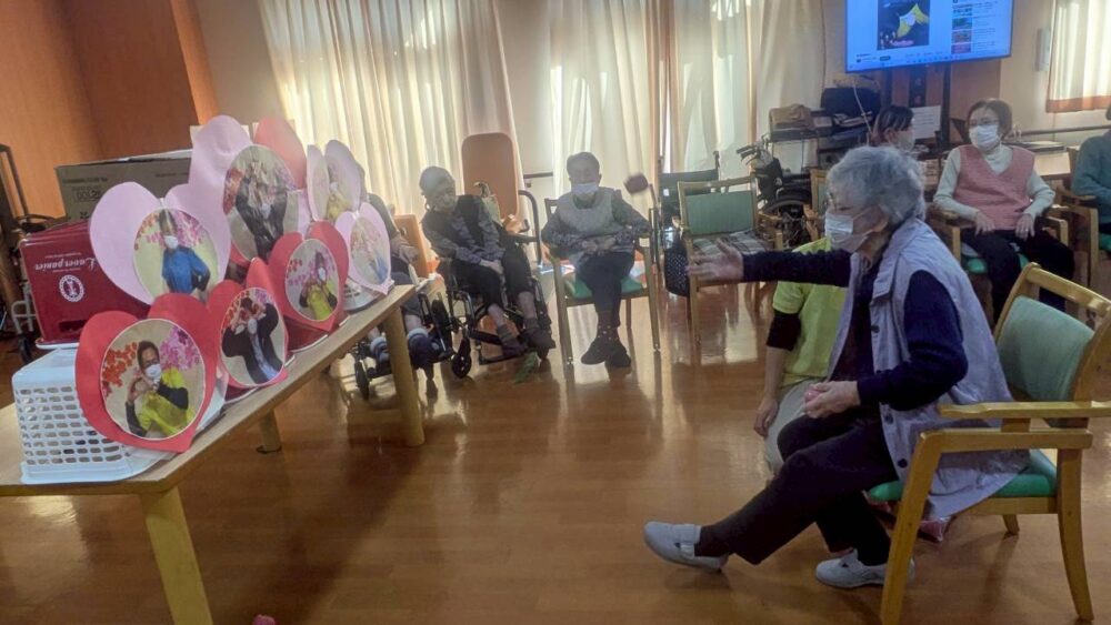 駿東郡長泉町デイサービス_愛を届けろ！Happy Valentine！